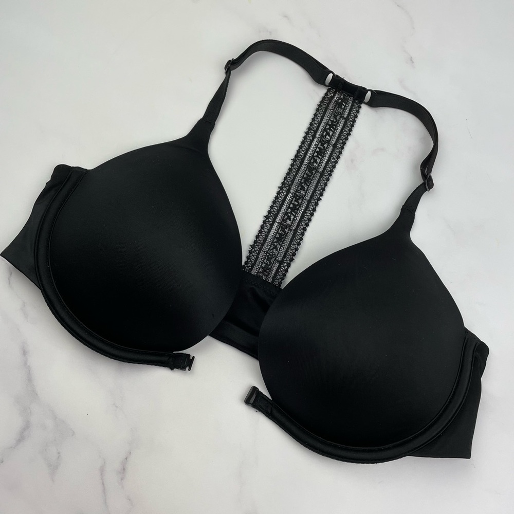 Victoria's Secret Very Sexy Push Up T Back Front Closure 34D
